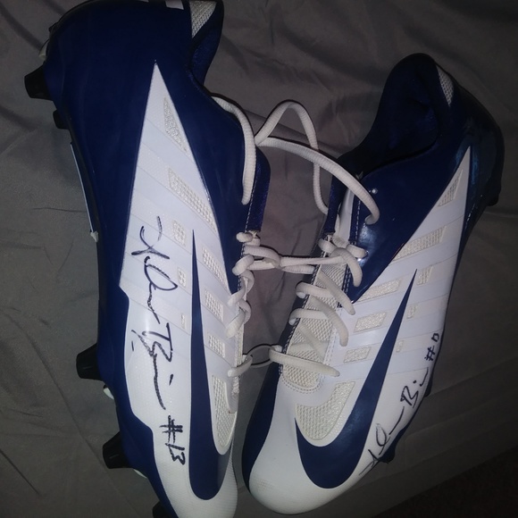 Autographed Former WVU Football Cleats